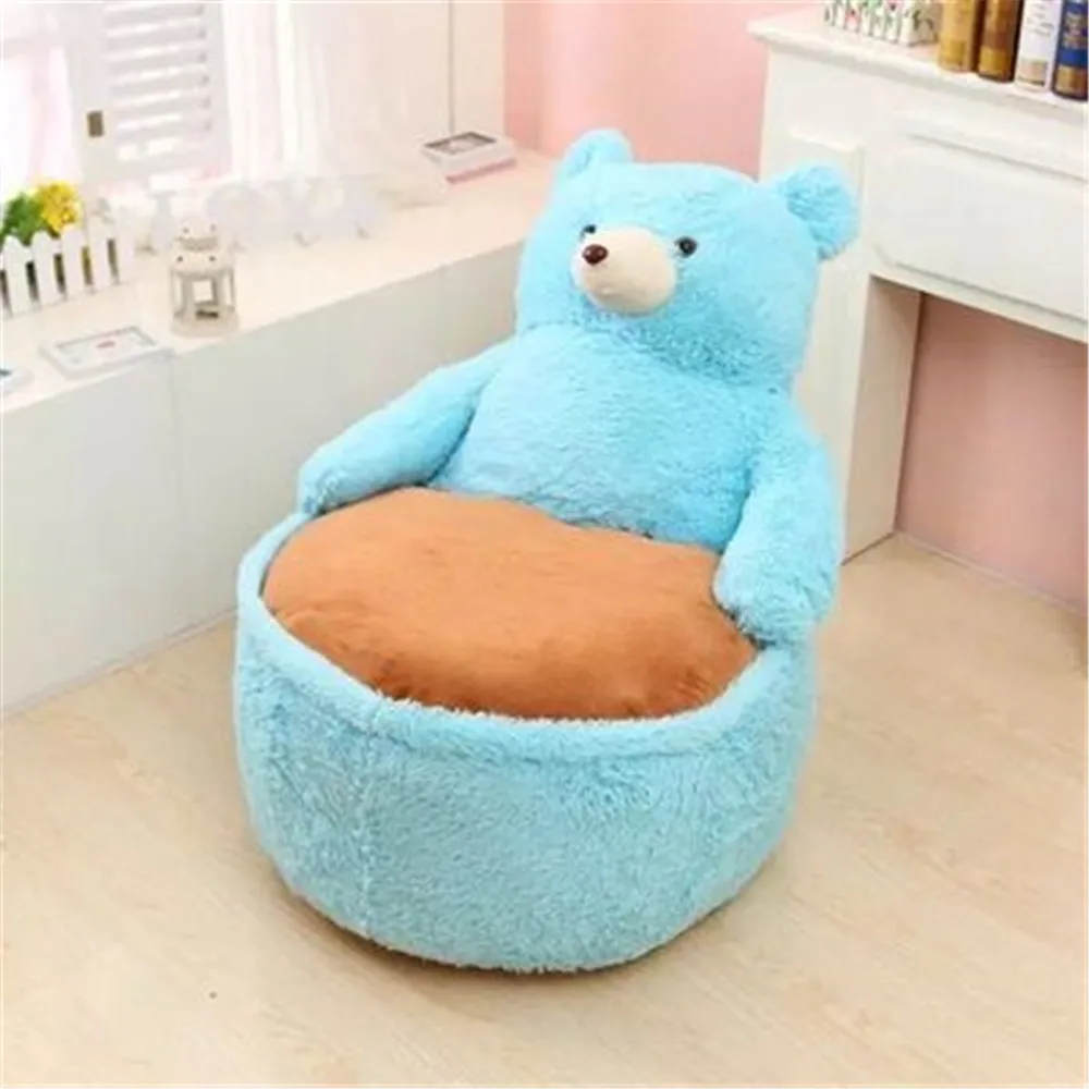 Fancytrader Pop Anime Teddy Bear Chair Toys Huge Stuffed Soft Animals Bears Sofa Cushion for Kids Adults10