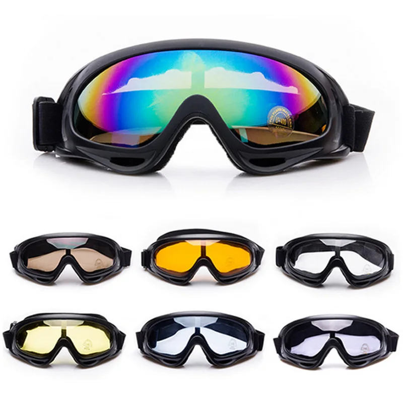 Unisex Adults Goggles UV400 Wind Dust Eyes Protection Eyewear Glasses Men & Women's Tactical Paintball Airsoft Game Sunglasses