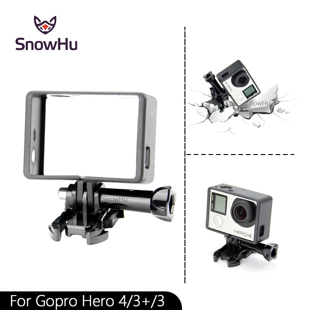 Защитный чехол SnowHu для Gopro 4 3 + стандартный защитный с рамкой GoPro hero GP71|for gopro hero|gopro