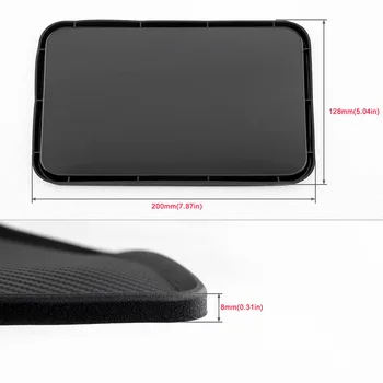 

200x128mm 1Pcs Car Front Dashboard Non-Slip Storage Catcher Mat Pad Accessories