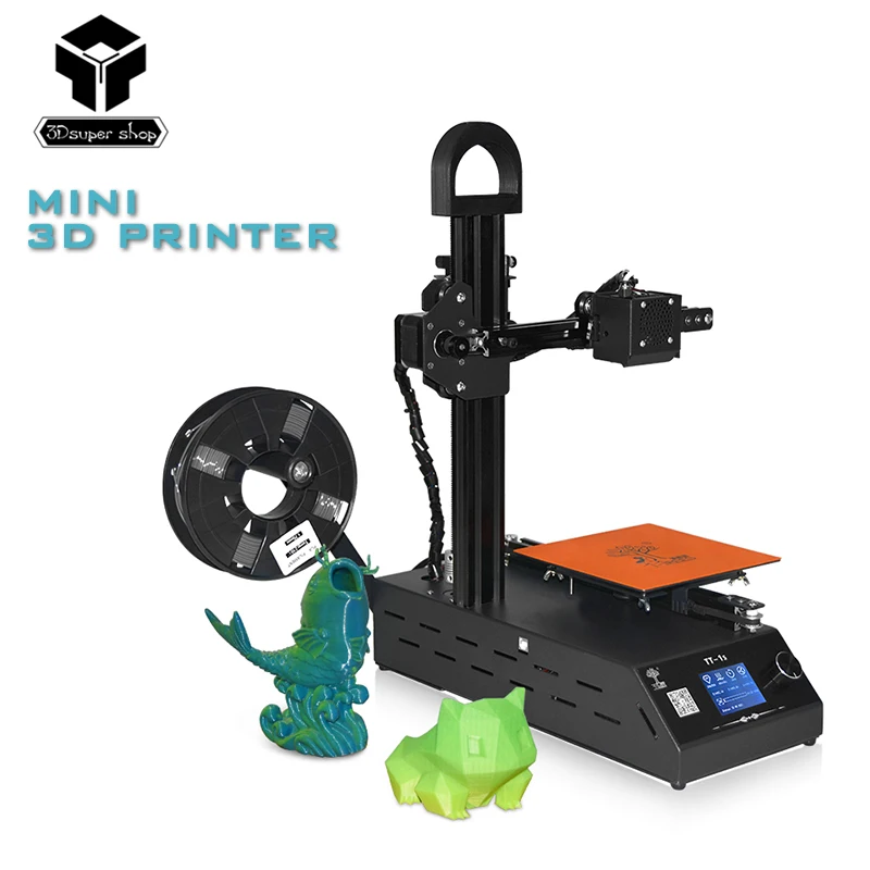 

TT-1s mini Windows 3D printer Fully Assembled supplied with 0.3kg consumables in random colors printing size 150*150*200mm
