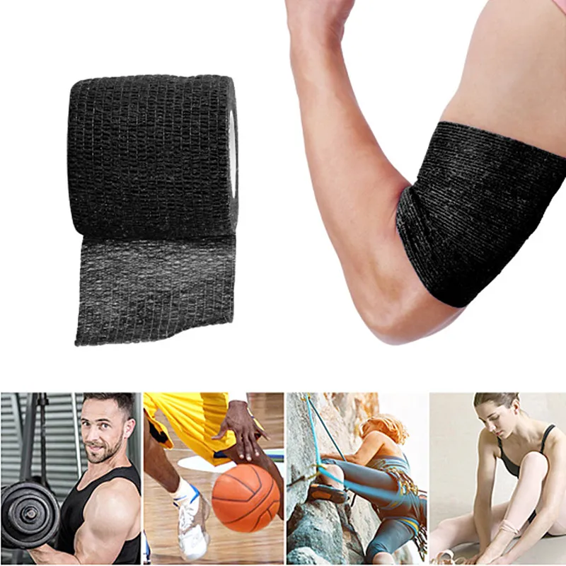 2/6/12/24/48pcs Tattoo Grip Bandage Cover Tapes Wraps Nonwoven Self-adhesive Elastic Bandage for Tattoo Grip Tattoo Accessories