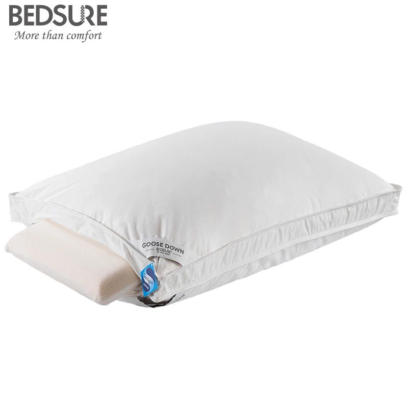 Bedsure 100 Cotton Memory Foam Pillow Insert with Clean Foam Filling