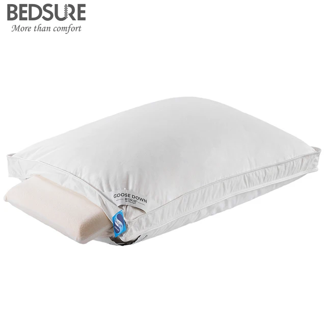 Bedsure 100 Cotton Memory Foam Pillow Insert with Clean Foam Filling