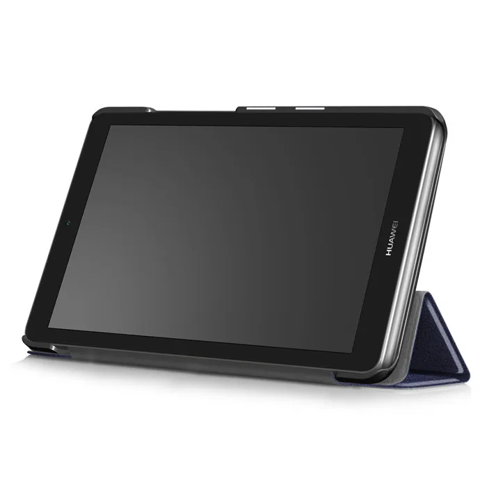 Искусственная кожа Стенд чехол для Huawei MediaPad T3 7.0 bg2-w09 7 дюймов Планшеты+ 2 шт. Экран протектор