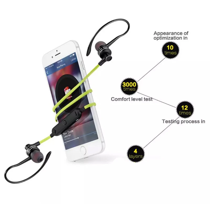 AWEI B990BL магнитные беспроводные наушники Bluetooth спортивные мини металлические