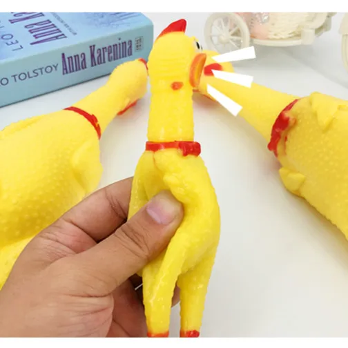 Новинка игрушки кричащий мультфильм курица фигурка забавные гаджеты для детей