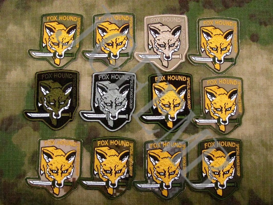Вышитая нашивка MGS FOX HOUND Special Force Group | Дом и сад
