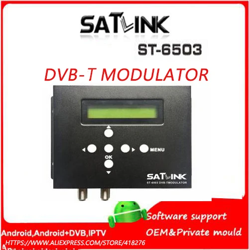 Satlink ST-6503 DVB-T модулятор Route DVB-T модулятор AV маршрутизатор DM модулятор DVB-T AV цифровой модулятор rf