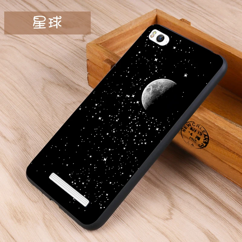 Xiaomi Mi4c Case Original Cover for Xiaomi Mi4c Case Cover Skin Wolf Fish Skull mi4c Fundas 100% 8