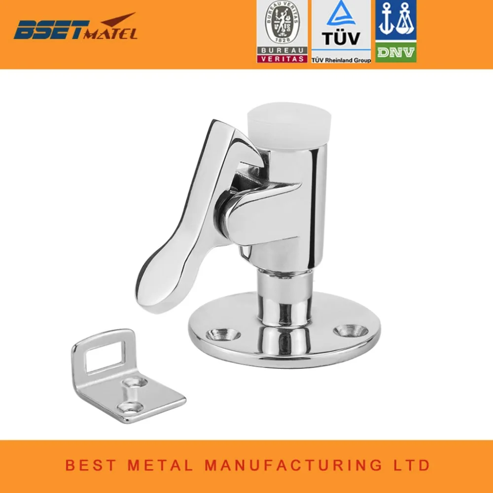 BSET MATEL Marine Grade Stainless Steel 316 Door Stops Door stopper Door Retainer Catch Marine Hardware Marine Boat Yacht RV