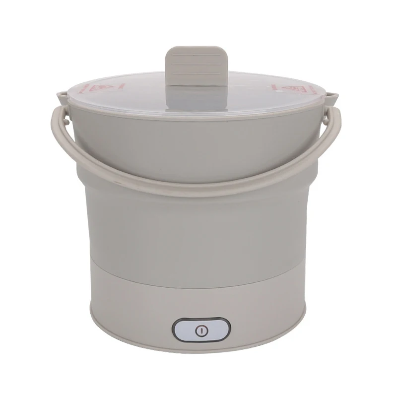 Foldable Food Container Lunch Box Heated Kettle Cooker Electric Frying Pan Portable Hot Pot EU/US/UK Tea Plug