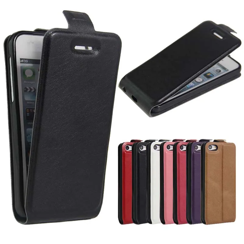 

Up Down Style For IPhone 5C 5S SE Flip Leather Phone Cases For IPhone 6S 6SPlus 7 7Plus Back Case Cover Practical Accessories