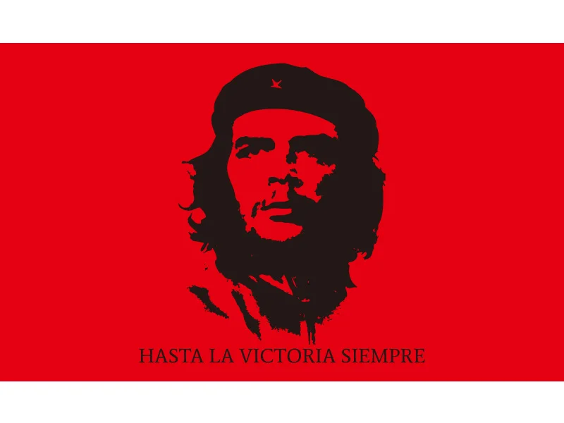 Che Guevara Polyester Tisch Schreibtisch Flagge Che Guevara Polyester Tisch Schreibtisch Flagge