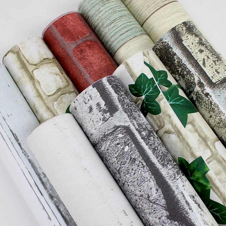 

Color brick PVC wall stickers waterproof and mildew self-adhesive wallpaper home decoration furniture renovation for wall