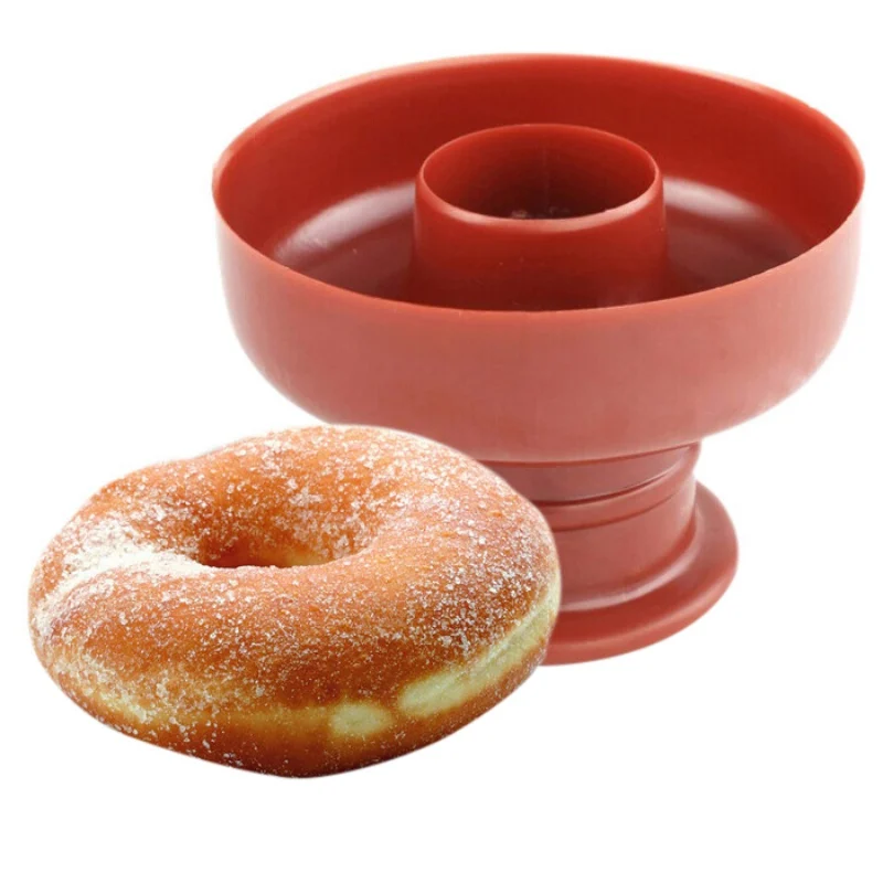 

New Useful Kitchen Goods Donuts Maker Mold Plastic Doughnuts Maker Cutter Fondant Cake Bread Desserts Bakery Mould