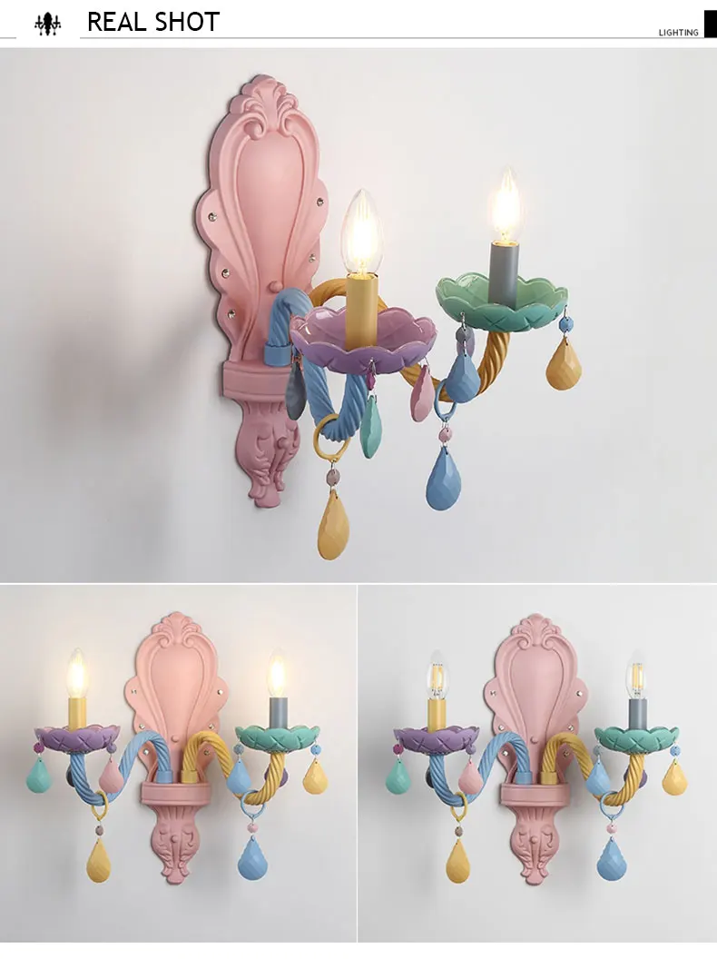 米度儿童房灯创意水晶壁灯现代简约彩色客厅电视墙壁灯北欧灯具-tmall_04