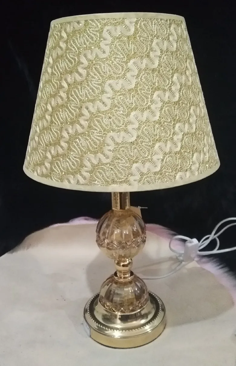 beatiful new design romantic european luxury glass led Table Lamp