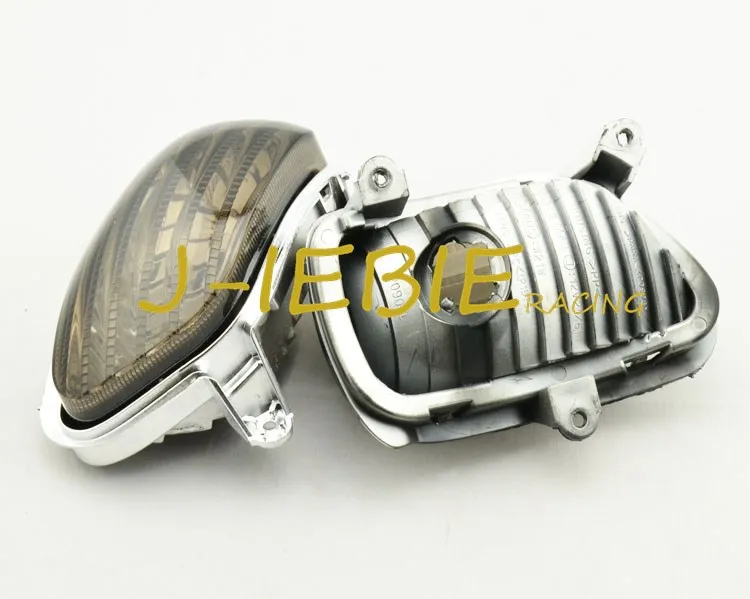 Smoke Front Turn Signal Lights Lens Shell For Honda Goldwing GL1800 2001-2014