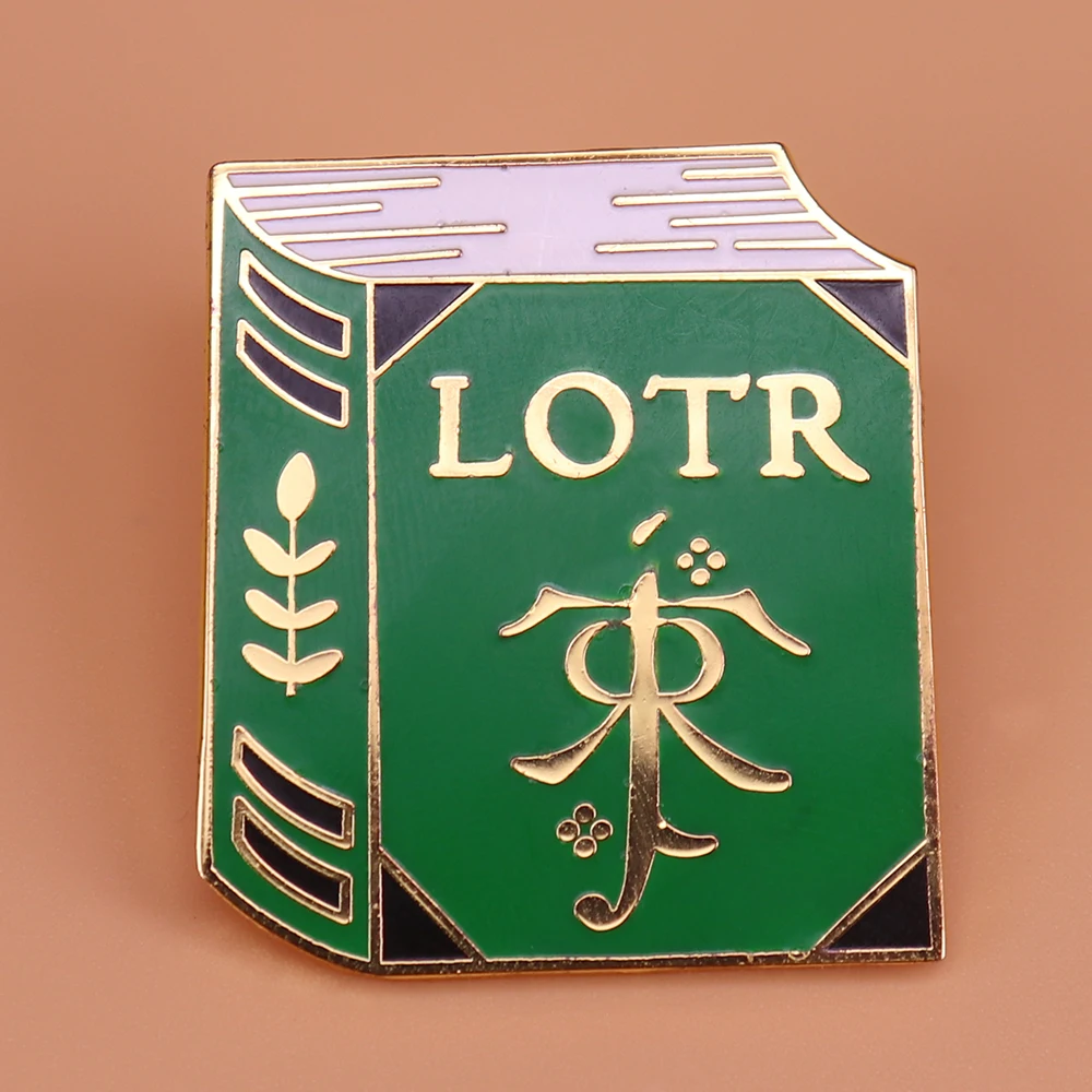 

Book enamel pin literary brooch flower badge art jewelry bookish bookworm gift women shirts jacket accessories