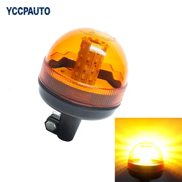 Motorcycle Emergency Led Strobe Light Amber Beacon Hazard Warning