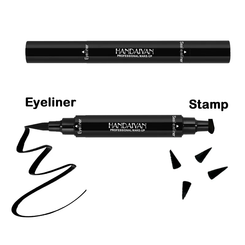 HANDAIYAN макияж жидкая подводка для глаз штамп карандаши длительный черный цвет подводка для глаз штамп карандаш для глаз штамп подводка для глаз макияж глаз