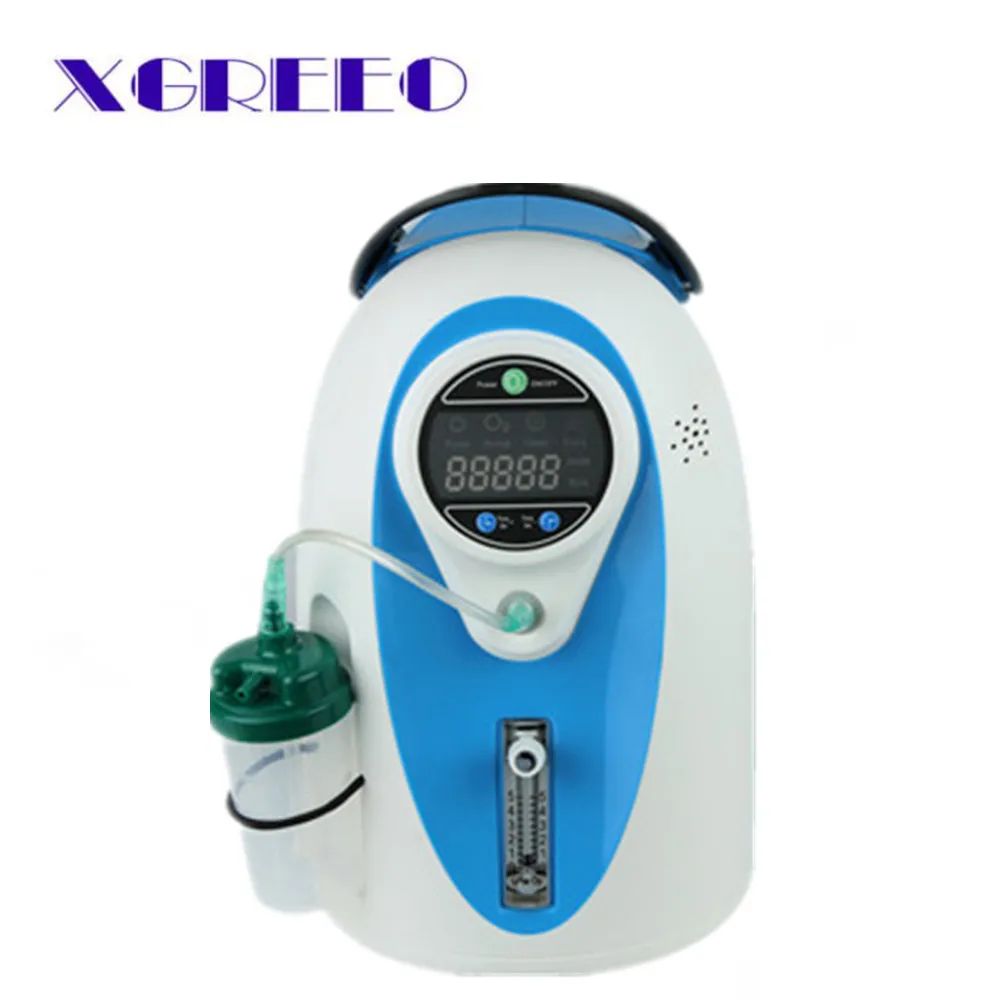 

XGREEO 5L mini portable oxygen generator concentrator 1-3LPM 93%, 4LPM 82%, 5 LPM 70% oxygen concentrator oxygen supplier