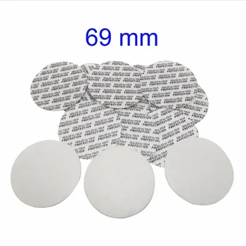 

200 Pcs Pressure Sensitive Seal Liner 69 mm Diameter Inserts Self-adhesive