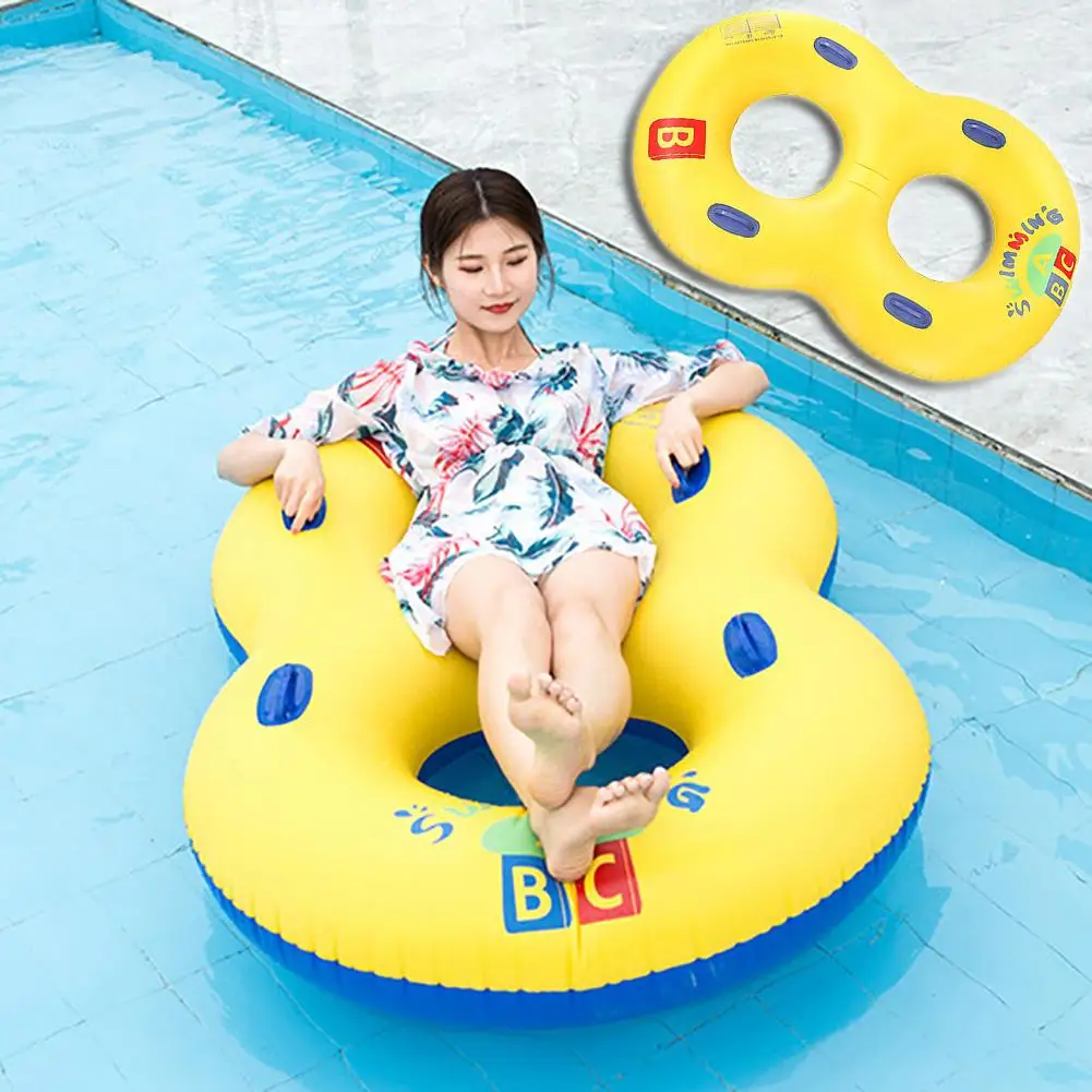 

Double Circle Swimming Rings Inflatable Floating Row Summer Parent Child Toy Baby Pool Float Toys