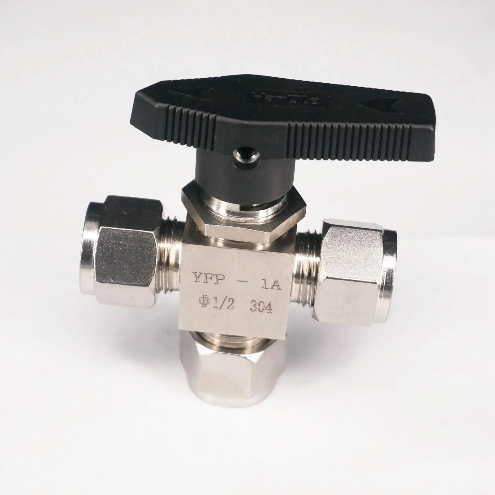 Подходит для 1/2 &quotтрубы O/D 304 тройник из нержавеющей стали 3-сторонний