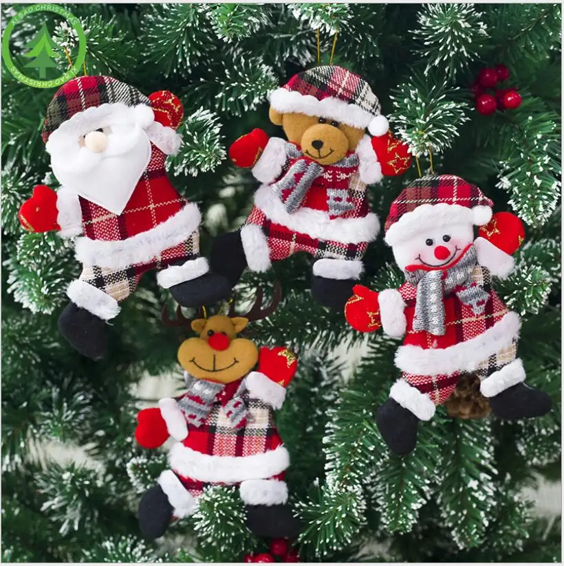 Adornos Navidad 2020 новогодняя мода Рождественские куклы подарки Рождественское