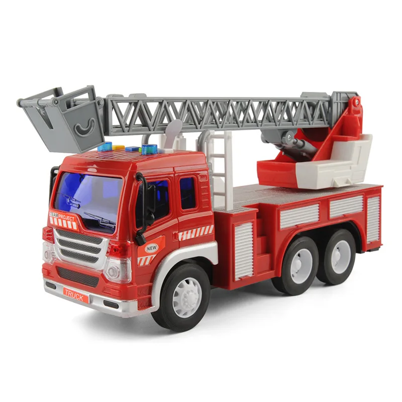 

Engineering Car 1/16 Inertial Fire Truck Vehicles 2pcs/set Xmas Gifts oyuncak Boys Toys for Children