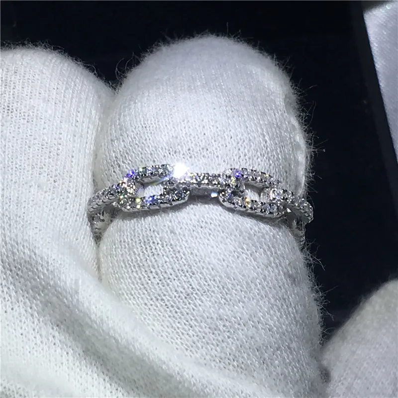de prata esterlina 5a zircon cz forma