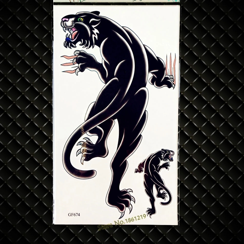 popular panther tattoo buy cheap panther tattoo lots from popular panther tattoo buy cheap panther tattoo lots from