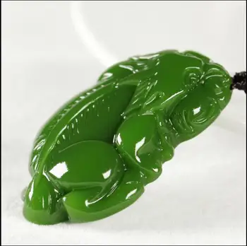 

and nephrite jasper Pixiu pendant spinach Green recruit wealth exorcism Jade Fall earn popularity value