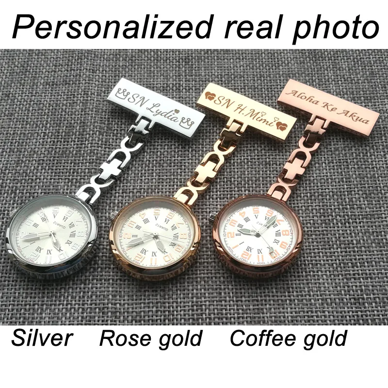 Custom Engraved Personalised Gifts Personalised Nurse Fob Watch