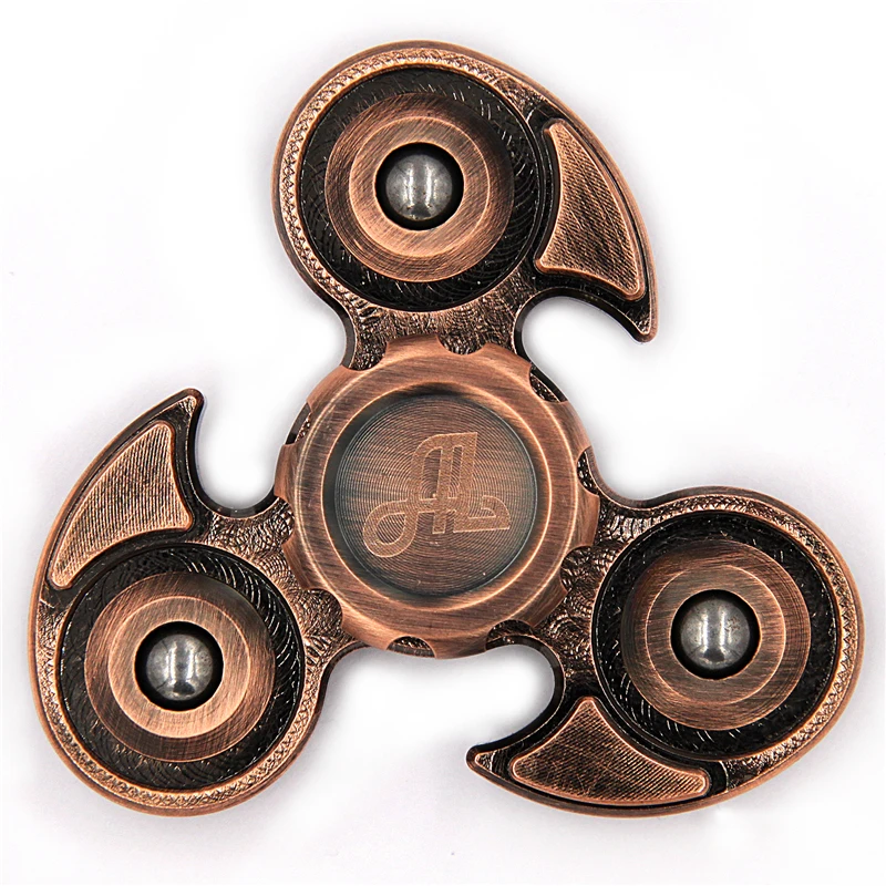 New Eagle eye Pure copper Tri spinner fidget spinner EDC hand spinner