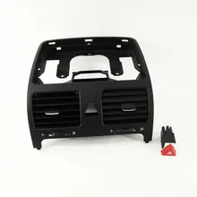 1K0 819 728 F Пластик спереди тире центральный выход воздуха вентиляционные и красный опасности Предупреждение вспышка переключатель для VW Golf GTI Jetta кролик MK5