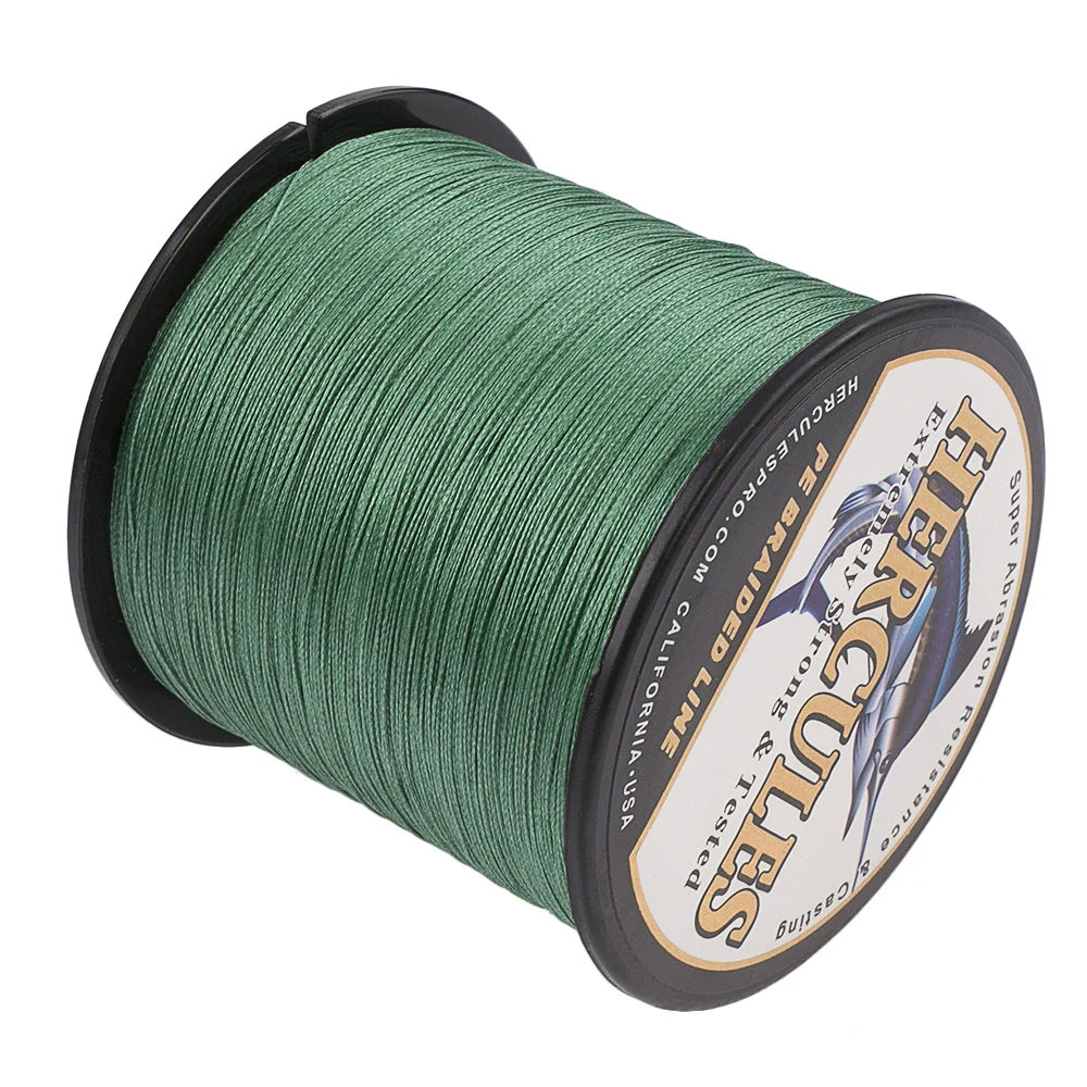 Trançado de Linha de Pesca Acessórios de Pesca Linha de 100 Hercules 10 300lb Verde pe m 300 m 500 m 1000 m 1500 m 2000 m 8 Vertentes Pesca Carpa 7 Cheap Linhas de pesca