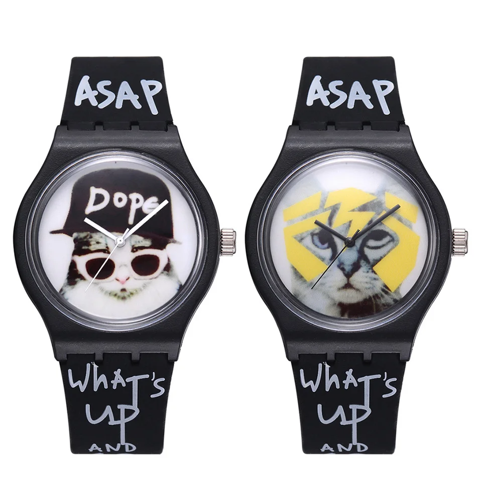 

20018 Fashion Children Watches Boy Silicone Strap Wristwatch Student Casual Quartz Watch Kids Lovely Cartoon Watch Clock