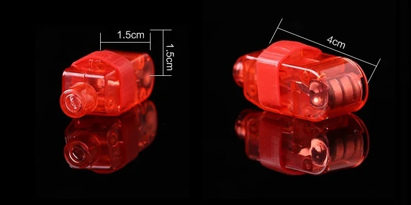 500 шт в наборе, напалечный светодиодный светильник лазерный палец балки препятствует кольцо-факел для вечерние Свадебные торжества