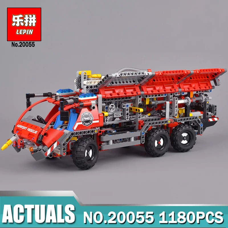 

Lepin Building Blocks toys 20055 City Rescue Vehicle compatible Legoinglys Technic Series 42068 Educational DIY toys hobbies