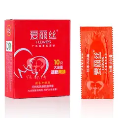 Я любит презервативы фруктовый вкус очень безопасный супер-смазки латексный презерватив для Для мужчин секс игрушки продукты 10 шт./лот