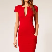 Лидер продаж, платье-карандаш с глубоким v-образным вырезом, 3S2116, Модные Длинные Сексуальные облегающие платья