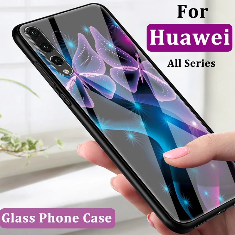 

Protective Case On The For Huawei Mate 9 10 P 20 Lite Pro Tempered Conque Huawey Huwai Honer 9lite Nova 2 Plus Bumper Shell