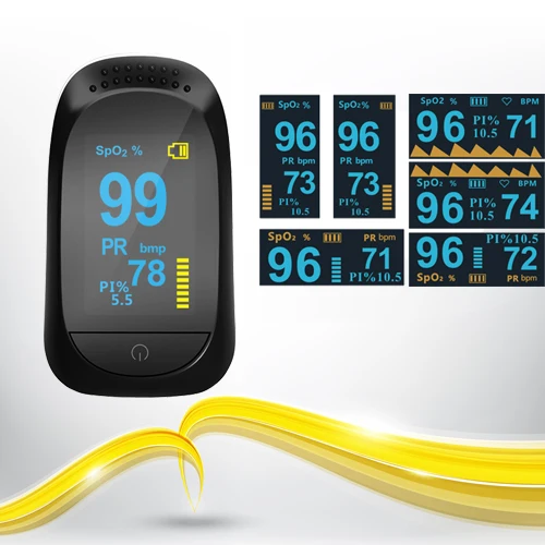 

2018 Finger Pulse Oximeter 4 Parameter SPO2 PR PI ODI4 Oximetro De Dedo 8 Hours Sleep Monitoring Pulsioximetro