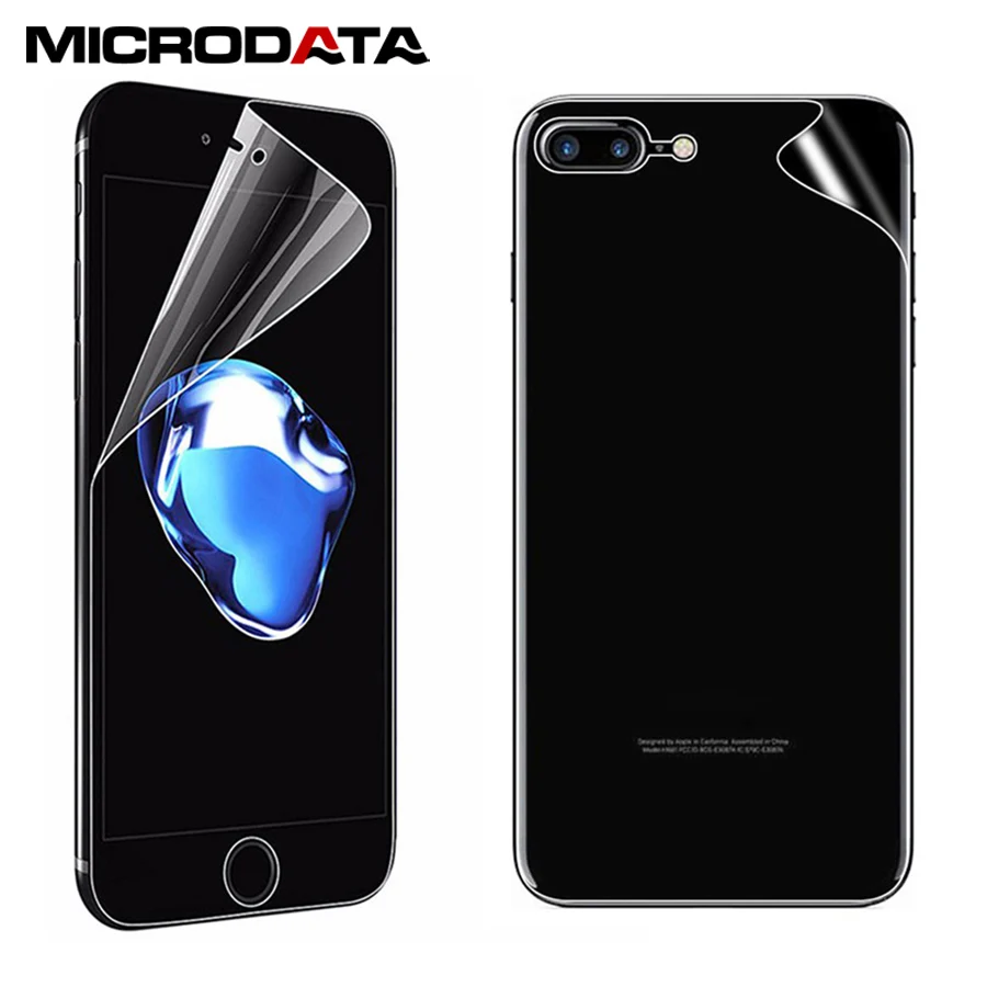 Front + Back HD Clear Screen Protector For iPhone X TPU