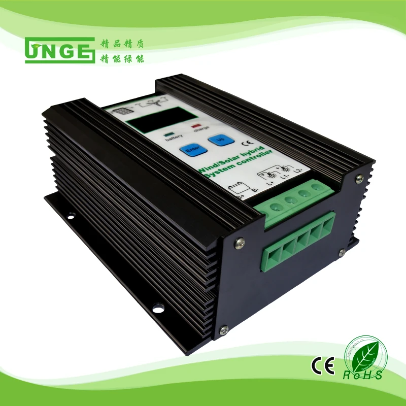 

1200W Wind 600w+Solar 600w 12/24V PWM Wind Solar Hybrid Charge Controller Light Control Timer Control LCD display