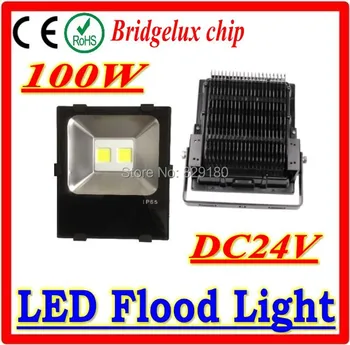 

100W Floodlight DC24V LED Flood light Warm/Natural white/Cool white IP65 Waterproof With Bridgelux chip 3 Years Warranty
