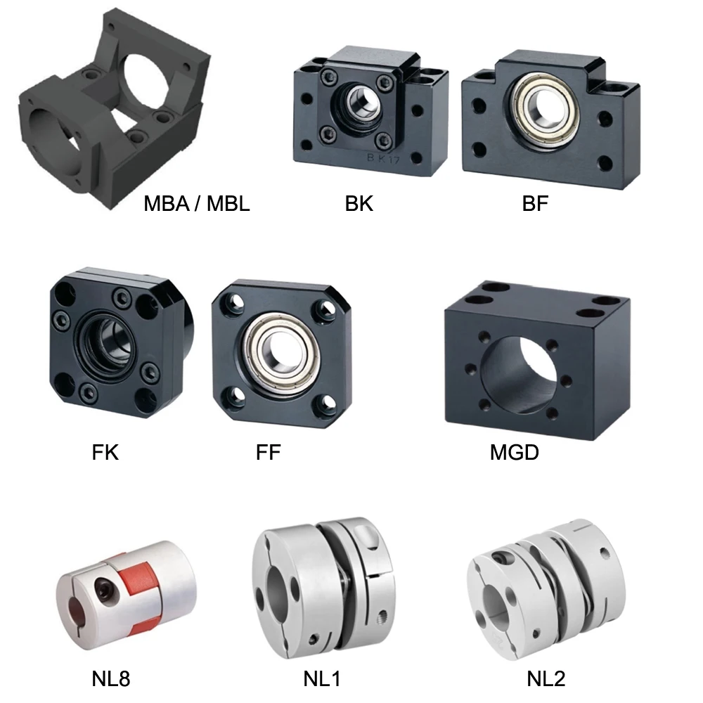 SYK конец Поддержка блок BK15 BF15 FK15 FF15 C3 C5 C7 MGD20 MBA15 C MBL15 мотор Кронштейн гайка Корпус